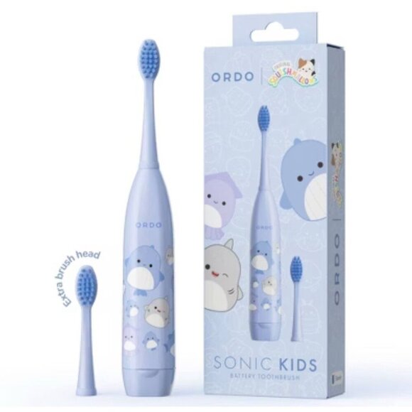 ORDO Sonic Kids Battery Toothbrush - Squishmallows Samir- Blue New In Box - Picture 1 of 5